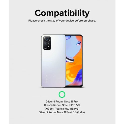 Ringke - Fusion maska za Xiaomi Redmi Note 11 Pro 4G / Note 11 Pro 5G - Clear Cijene