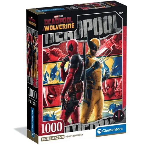 Clementoni Marvel: Deadpool i Wolverine 1000-dijelna slagalica - Cijene