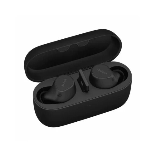Jabra EVOLVE2 buds uc, cradle usb-a uc, link 380 bt adapter usb-a uc, 30 cm usb-c to usb-a cable, ear gels, warranty Cene