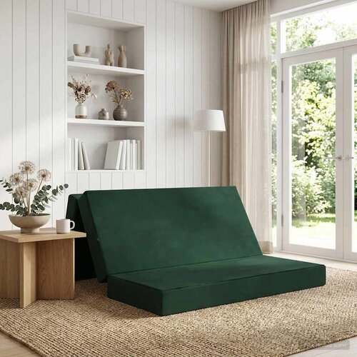 SOFA na razvlačenje 140 x 67 x 45 cm Tamnozelena Cene