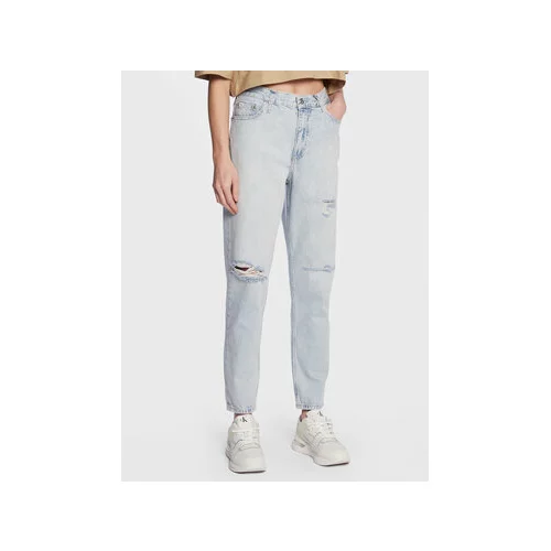 Calvin Klein Jeans Jeans hlače J20J220191 Modra Mom Fit