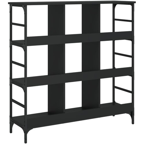  Komoda crna 102 x 32 x 103,5 cm od konstruiranog drva Slike