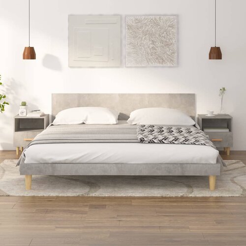  Noćni ormarići 2 kom siva boja betona 40 x 35 x 47 cm Cijene