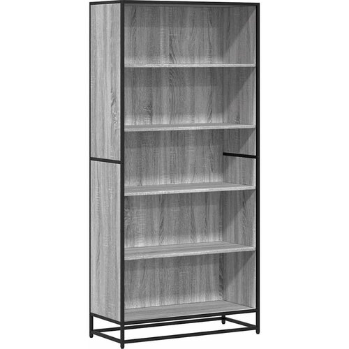 Maison Chic Knjižna omara - Knjižni regal siva sonoma 80,5x35x170,5 cm inženirski les, (21725876) Cene