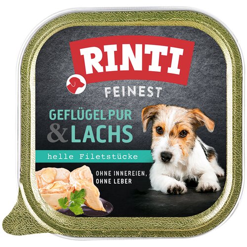 MEGA pakiranje RINTI Feinest 44 x 150 g - Perutnina & losos Cijene
