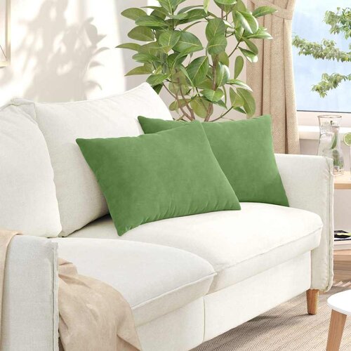  Jastučići za sofu 2 pcs Svijetlo zelena 60 x 40 cm Slike