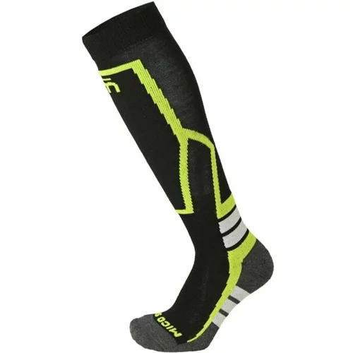 MICO CALZA SKI WARM CONTROL MEDIUM K Dječje visoke skijaške čarape, crna, veličina