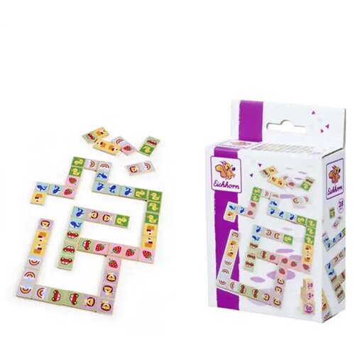 Simba Toys eichhorn: drvene domine u boji, s dječjim motivima - Cijene
