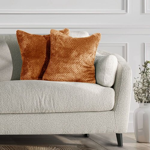 DecoKing Ukrasna jastučnica Henry 45x45 cm, oker Slike