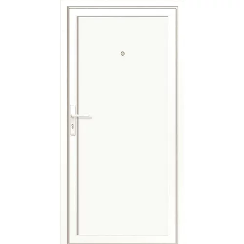 RORO zunanja vhodna vrata baz 1100 (2000 x 1000 mm, pvc, bela, desna, 5-točkovno zaklepanje)