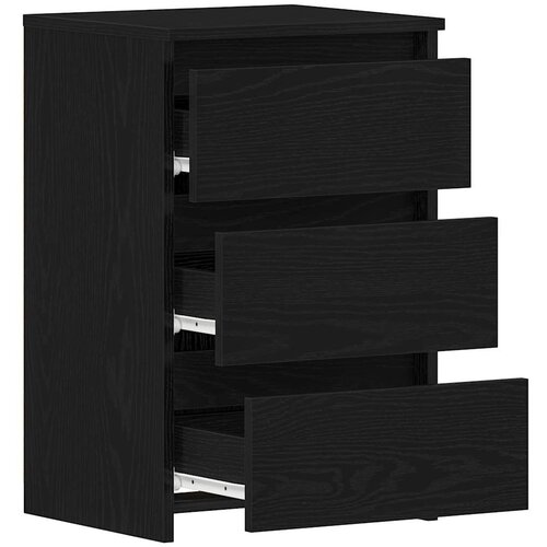  Noćni ormar s ladicama 2 pcs Crni hrast 40 x 35 x 62,5 cm Slike