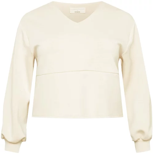 Guido Maria Kretschmer Curvy Collection Sweater majica 'Sana' prljavo bijela