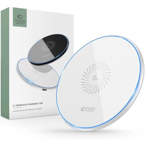 TECH-PROTECT QI15W-C1 WIRELESS punjač 15W WHITE Cijene