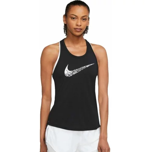 Nike W NK SWOOSH RUN TANK Ženska sportska majica, crna, veličina