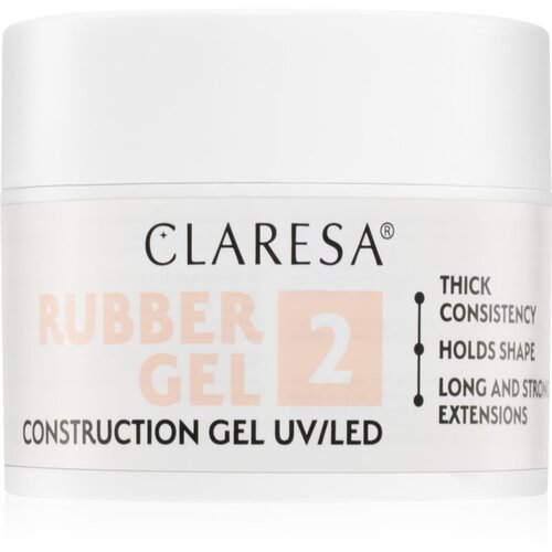 Claresa Rubber Gel Construction Gel UV/LED gel lak za podaljševanje nohtov odtenek 02 45 g Cene