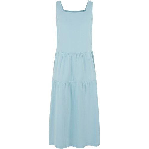 Urban Classics Kids Girl's 7/8 Length Valance Summer Dress - Blue Cene