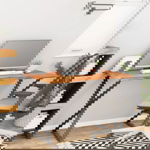 vidaXL Ploča za radni stol 100x80x2,5 cm pravokutna od drva bagrema Cijene