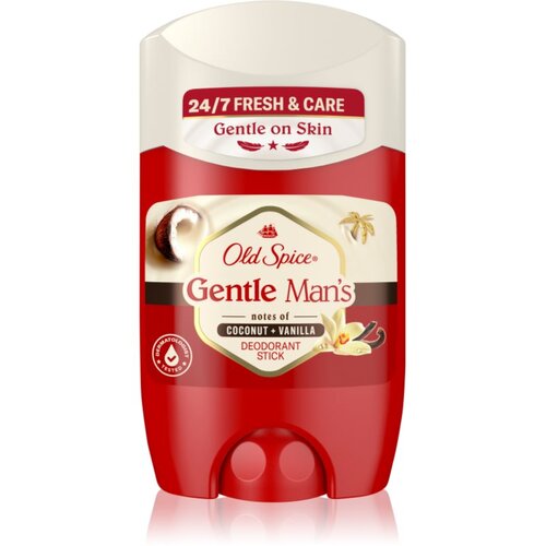 Old Spice Gentle Man&amp;#039;s Coconut &amp;amp; Vanilla trdi deodorant brez aluminijevih soli 50 ml Slike