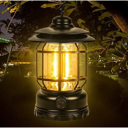 Venisymlis Retro B Led Luč Za Kampiranje Z Možnostjo Zatemnitve, Topla Bela Svetloba C-Type Zunanja Luč Za Kampiranje, (22068341) Cene