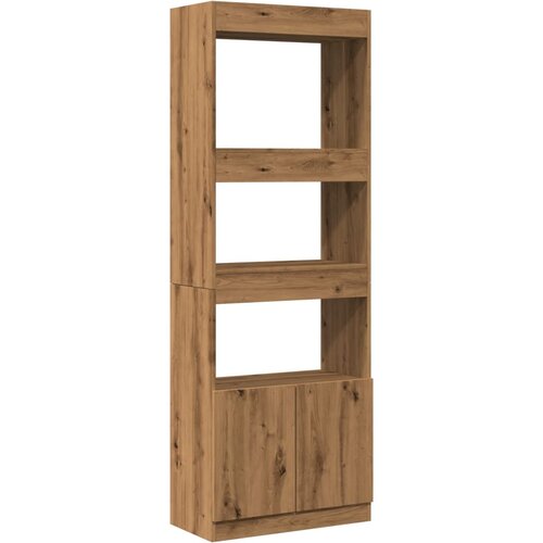 Maison Chic Visoka omara - Komoda - Predalnik artisan hrast 63x33x180 cm inženirski les, (21722451) Slike