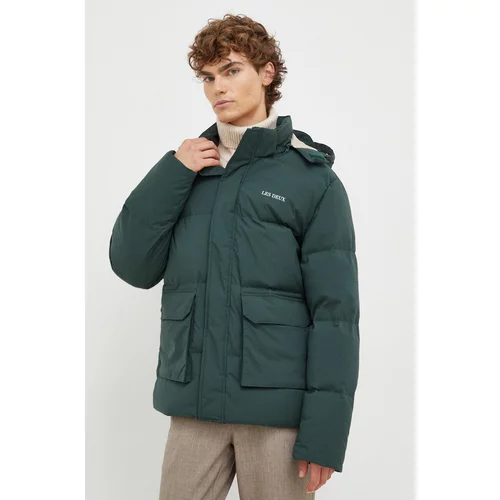 Les Deux Pernata jakna za muškarce, boja: zelena, za zimu