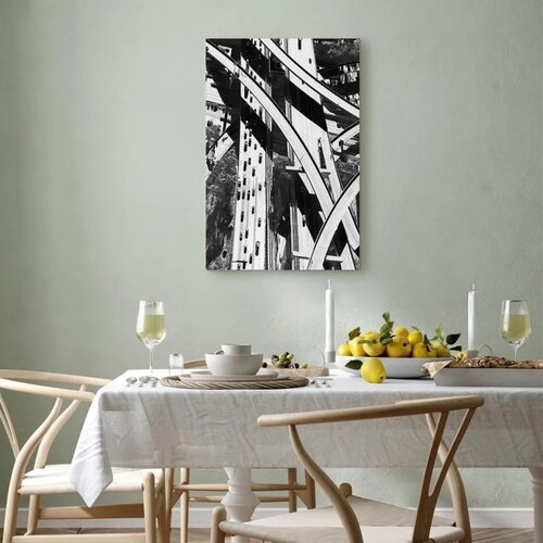  Slika - City Geometry (1 Part) Vertical 20x30 Na talijanskom platnu Cijene