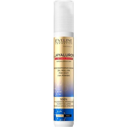 Eveline Cosmetics Bio Hyaluron 3x Retinol System rashlađujući roll-on za područje oko očiju protiv bora i tamnih krugova 15 ml Cijene