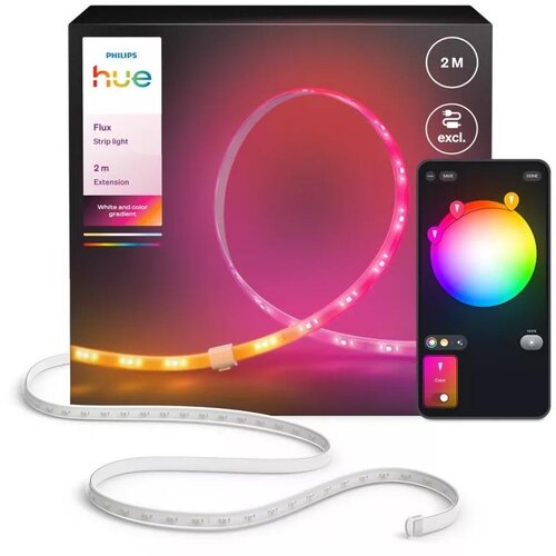 Philips Komplet za pro&amp;scaron;irenje LED trake za prigu&amp;scaron;iva Hue FLUX 2m LED/19,5W/24V 1000-20000K Slike