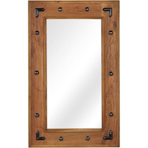 vidaXL Ogledalo iz trdnega akacijevega lesa 50x80 cm Cene
