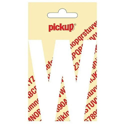  Nalepka Pickup (Motiv: W, bele barve, višina: 90 mm) Cene