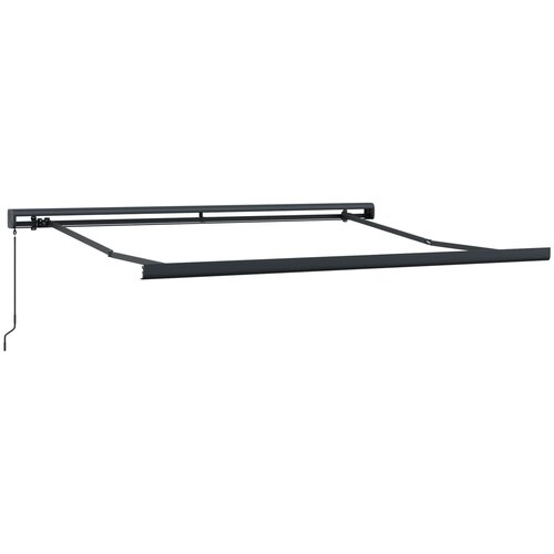  Povlačivi tende Bijela 350 x 250 cm Platno i Aluminij Slike
