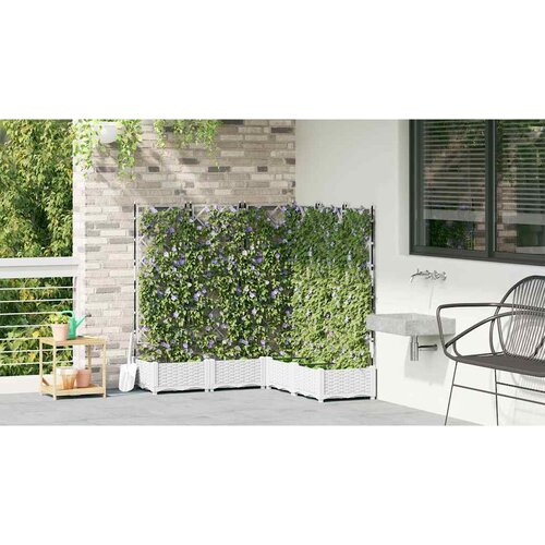  Vrtna saksija 5 pcs Bijeli 120 x 120 x 125,5 cm Plastika Slike