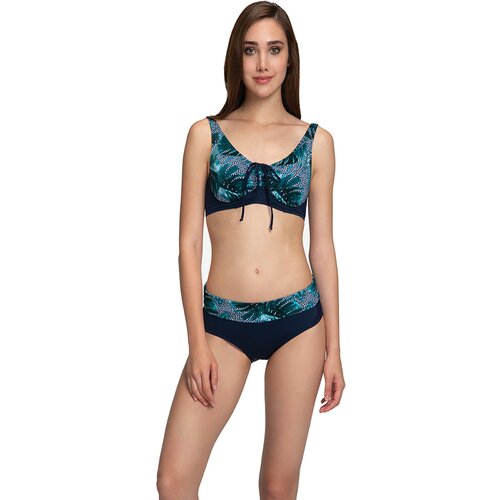 Dagi Bikini Set - Navy blue - Floral Cene