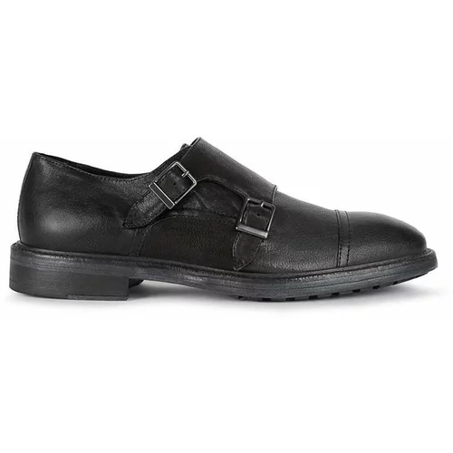 Geox Kožne cipele U AURELIO E za muškarce, boja: crna, U26F7E-000TU-C9999