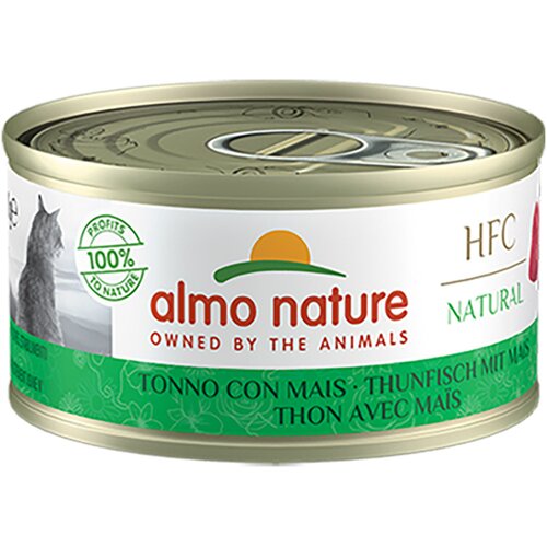  Varčno pakiranje Almo Nature 24 x 70 g - HFC Natural tuna s koruzo Cijene
