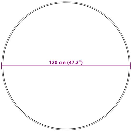  Protuklizni tepih od umjetnog zečjeg krzna OLITE Bež &amp;Oslash; 120 cm Slike