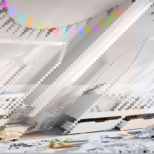 vidaXL Okvir dječjeg kreveta s ladicama bez madraca 80x160 cm od drva Cijene