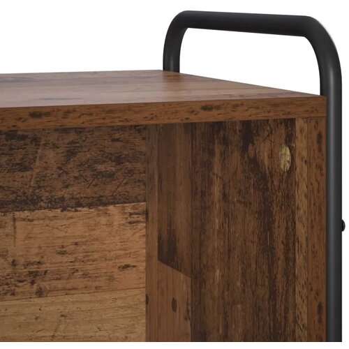  Ormarić za knjige 57 x 33 x 111 cm Konstruirano drvo Staro drvo - Staro drvo 57 x 33 x 111 cm Slike