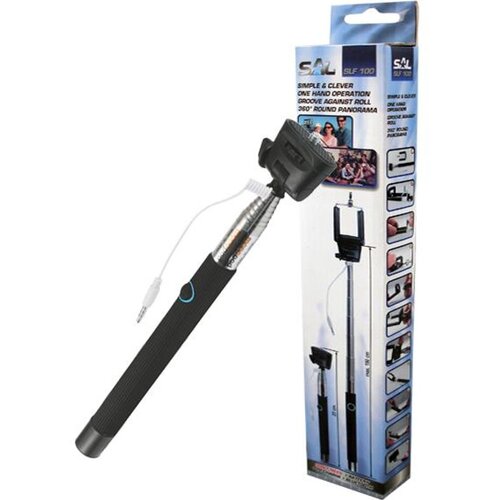 Home Selfie stick za smartphone, žični - SLF 100, Crni Slike