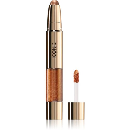 ICONIC London Glaze Crayon bleščeča senčila za oči odtenek Lava 5.14 g Cene