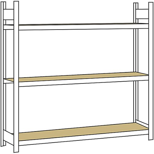 SCHULTE Širok regal, z iverno ploščo, višina 2000 mm, širina 2250 mm, osnovni regal, globina 400 mm Cene
