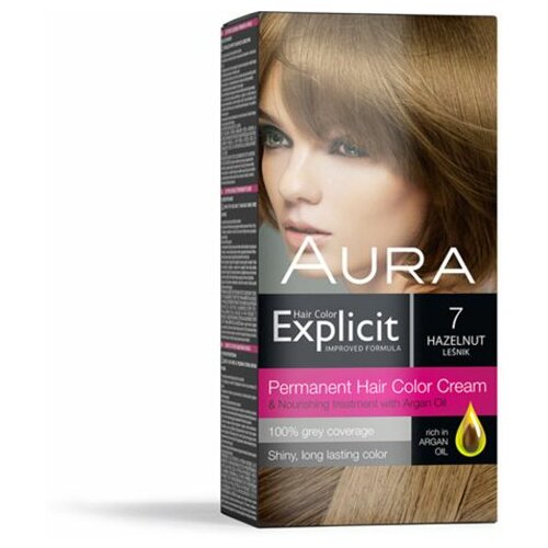 Aura boja za kosu explicit 7 lešnik Cene