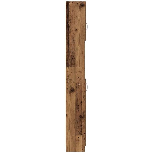 VidaXL Kupaonski ormarić staro drvo 32x25,5x190 cm konstruirano drvo Slike