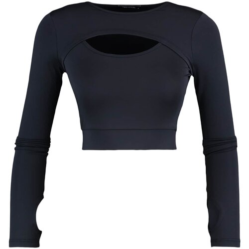 Trendyol ženski top TWOAW22BZ0481, Antracit / Siva Slike