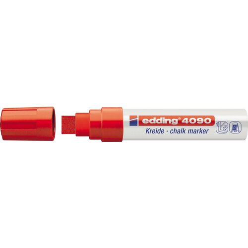 Edding Chalk marker za staklo E-4090 4-15mm crveni Slike