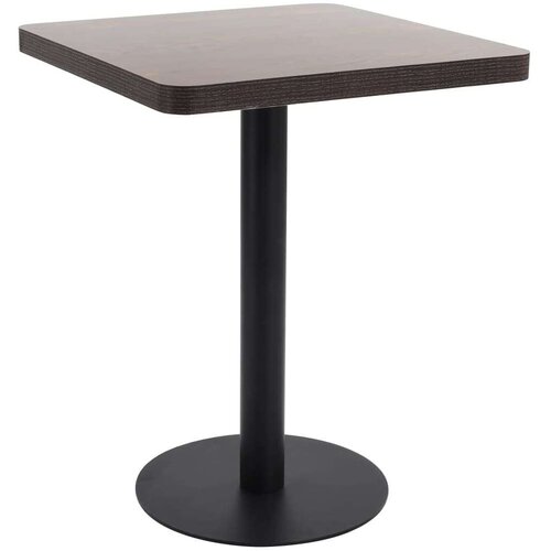 vidaXL Bistro miza temno rjava 60x60 cm mediapan Cene