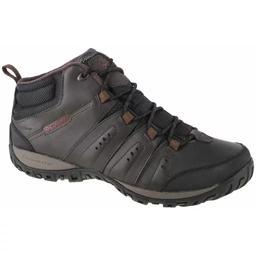 Columbia Men's Woodburn II Chukka Waterproof Omni-Heat Shoe Cordovan/Garnet Red 44,5 Moški pohodni čevlji