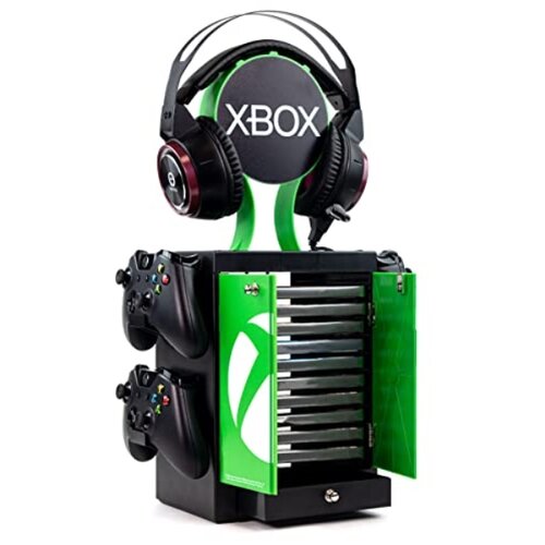 Numskull numskoll uradni xbox series x gaming locker, imetnik krmilnika, stojalo za slušalke za PS5, xbox series x s, nintendo switch - uradno xbox merchandise, (21324255) Cene