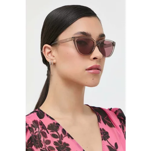 Armani Exchange Sončna očala ženski, bež barva