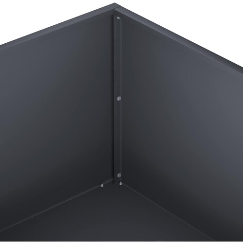  Vrtna saksija 2 kom. Antracit 60 x 60 x 20 cm Čelična vrata Slike